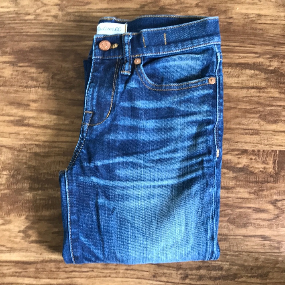 Medium wash madewell brand jeans